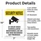 Signmission 24 Hour Video Surveillance With Symbol OSHA Security Notice Sign, Aluminum, 7in W x 10in L, 2PK OS-2PACK-SN-A-710-V-11692 - alternate 3